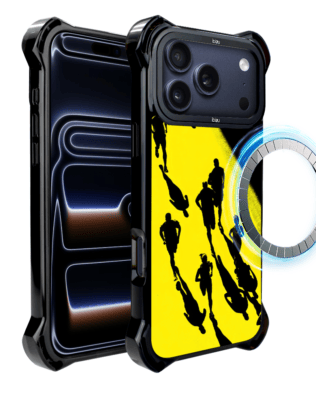 Etui do iPhone 17 Pro IBIZU DropGuard Ultra z MagSafe, #Move, Bieg mistrzów