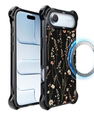 Etui do iPhone Air IBIZU DropGuard Ultra z MagSafe, Pastel Bloom, Północny ogród