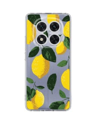 Etui do Xiaomi Redmi Note 14 Pro 4G przeźroczyste, silikonowe Flexi, Italian Summer, Cytrynowe