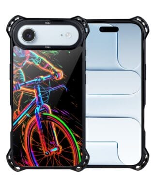 Etui do iPhone Air IBIZU DropGuard Ultra z MagSafe, #ElectroMove, Rowerowa wibracja