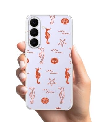 Etui do Samsung Galaxy S25 FE przeźroczyste, silikonowe Flexi, Summer Patterns, wakacyjne wzory