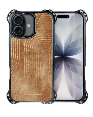 Etui do iPhone 17 IBIZU DropGuard Ultra z MagSafe, Boho, Geometryczne linie