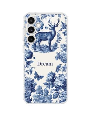 Etui do Samsung Galaxy S23 Plus przeźroczyste, silikonowe Flexi, Mystic, Dream Deer