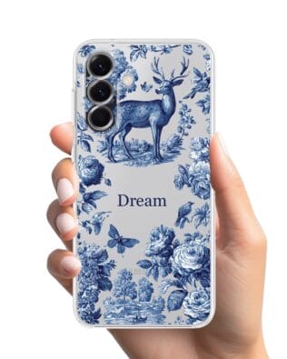 Etui do Samsung Galaxy A56 5G przeźroczyste, silikonowe Flexi, Mystic, Dream Deer