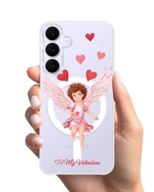 Etui do Samsung Galaxy S25 FE z MagSafe przeźroczyste, silikonowe Flexi, kupidyn