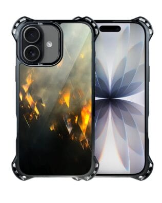 Etui do iPhone 17 IBIZU DropGuard Ultra z MagSafe, Twilight Dreams, Golden Sparks