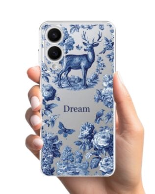 Etui do Samsung Galaxy S25 Edge przeźroczyste, silikonowe Flexi, Mystic, Dream Deer