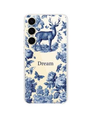 Etui do Samsung Galaxy S24 Plus przeźroczyste, silikonowe Flexi, Mystic, Dream Deer