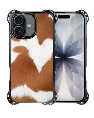 Etui do iPhone 17 IBIZU DropGuard Ultra z MagSafe, Zew Natury, Alpejska krowa