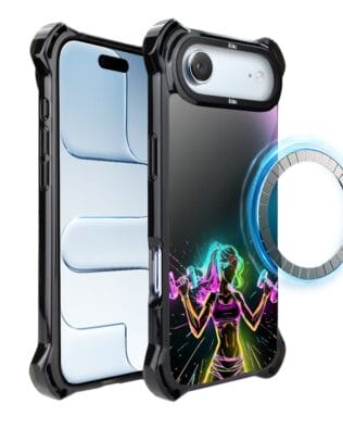 Etui do iPhone Air IBIZU DropGuard Ultra z MagSafe, #ElectroMove, Wibracja fitness