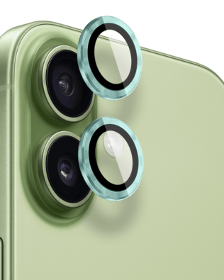 Metalowa osłona obiektywu aparatu ze szkła hartowanego 9H do iPhone 17, 1 zestaw, zielona