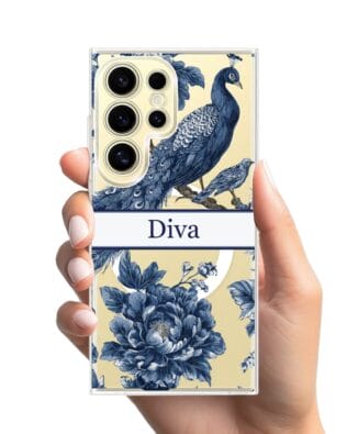 Etui do Samsung Galaxy S24 Ultra z MagSafe przeźroczyste, silikonowe Flexi, Mystic, Dream Deer