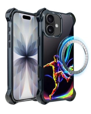 Etui do iPhone 17 IBIZU DropGuard Ultra z MagSafe, #ElectroMove, W rytmie piłki nożnej