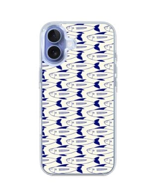 Etui do iPhone 17 z MagSafe przeźroczyste, silikonowe Flexi, Summer Patterns, pływające rybki