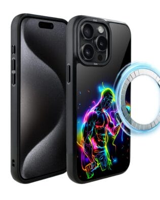 Etui do iPhone 15 Pro Max IBIZU DropGuard Matt z MagSafe, #ElectroMove, Jest moc