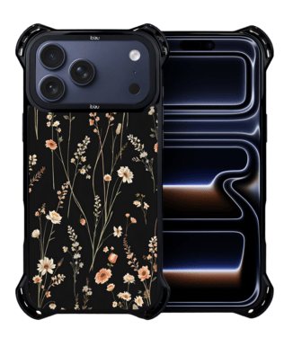 Etui do iPhone 17 Pro Max IBIZU DropGuard Ultra z MagSafe, Pastel Bloom, Północny ogród