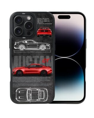 Etui do iPhone 14 Pro IBIZU DropGuard Matt z MagSafe, TechDrive, GT V8 “Coyote”