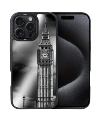 Etui do iPhone 15 Pro IBIZU DropGuard Matt z MagSafe, Noir City, Big Ben