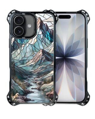 Etui do iPhone 17 IBIZU DropGuard Ultra z MagSafe, Barwy Szkła, Górski Potok