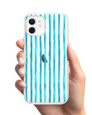 Etui do iPhone 12 przeźroczyste, silikonowe Flexi, szept fal