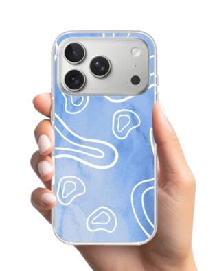 Etui do iPhone 17 Pro Max z MagSafe przeźroczyste, silikonowe Flexi, Summer Patterns, morski wzór