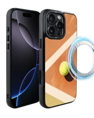 Etui do iPhone 16 Pro Max IBIZU DropGuard Matt z MagSafe, #Move, Tenis