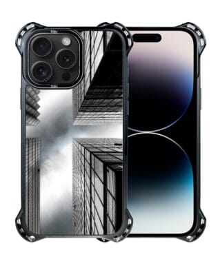 Etui do iPhone 14 Pro IBIZU DropGuard Ultra z MagSafe, Noir City, Drapacze Chmur