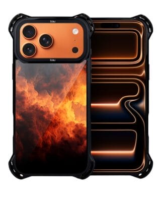 Etui do iPhone 17 Pro IBIZU DropGuard Ultra z MagSafe, Twilight Dreams, Inferno Sky