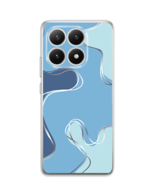 Etui do Xiaomi 15T przeźroczyste, silikonowe Flexi, spokój oceanu