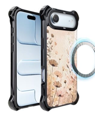 Etui do iPhone Air IBIZU DropGuard Ultra z MagSafe, Boho, Kwiatowa łąka