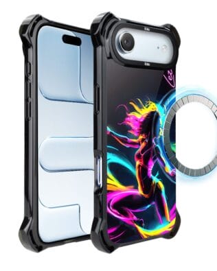 Etui do iPhone Air IBIZU DropGuard Ultra z MagSafe, #ElectroMove, Taneczny rytm