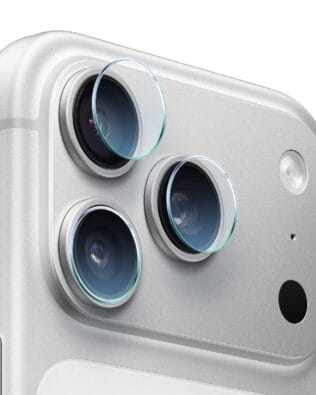 Osłona hybrydowa na aparat, kamerę do iPhone 17 Pro Max, przeźroczysta