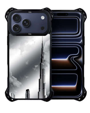 Etui do iPhone 17 Pro Max IBIZU DropGuard Ultra z MagSafe, Noir City, Burj Khalifa