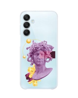 Etui do Samsung Galaxy M35 5G przeźroczyste, silikonowe Flexi, antyczna figura