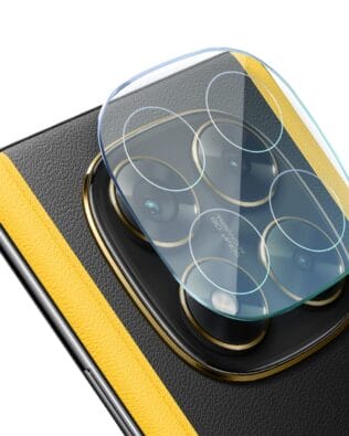 Osłona ze szkła hartowanego 9H na cały aparat, kamerę do Xiaomi POCO X7, przeźroczysta