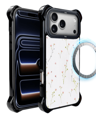 Etui do iPhone 17 Pro IBIZU DropGuard Ultra z MagSafe, Pastel Bloom, Polna fantazja