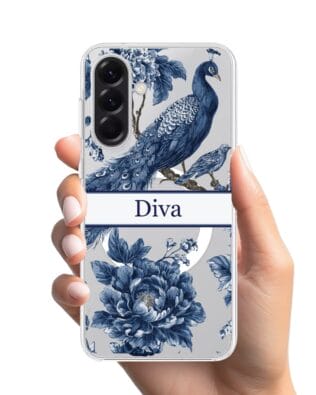 Etui do Samsung Galaxy A56 5G z MagSafe przeźroczyste, silikonowe Flexi, Mystic, Dream Deer