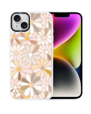 Etui do iPhone 14 IBIZU DropGuard Matt z MagSafe, Boho, Kwiaty vintage