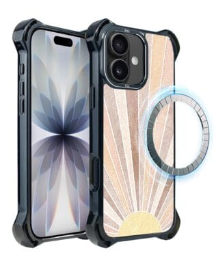 Etui do iPhone 17 IBIZU DropGuard Ultra z MagSafe, Boho, Wschód słońca