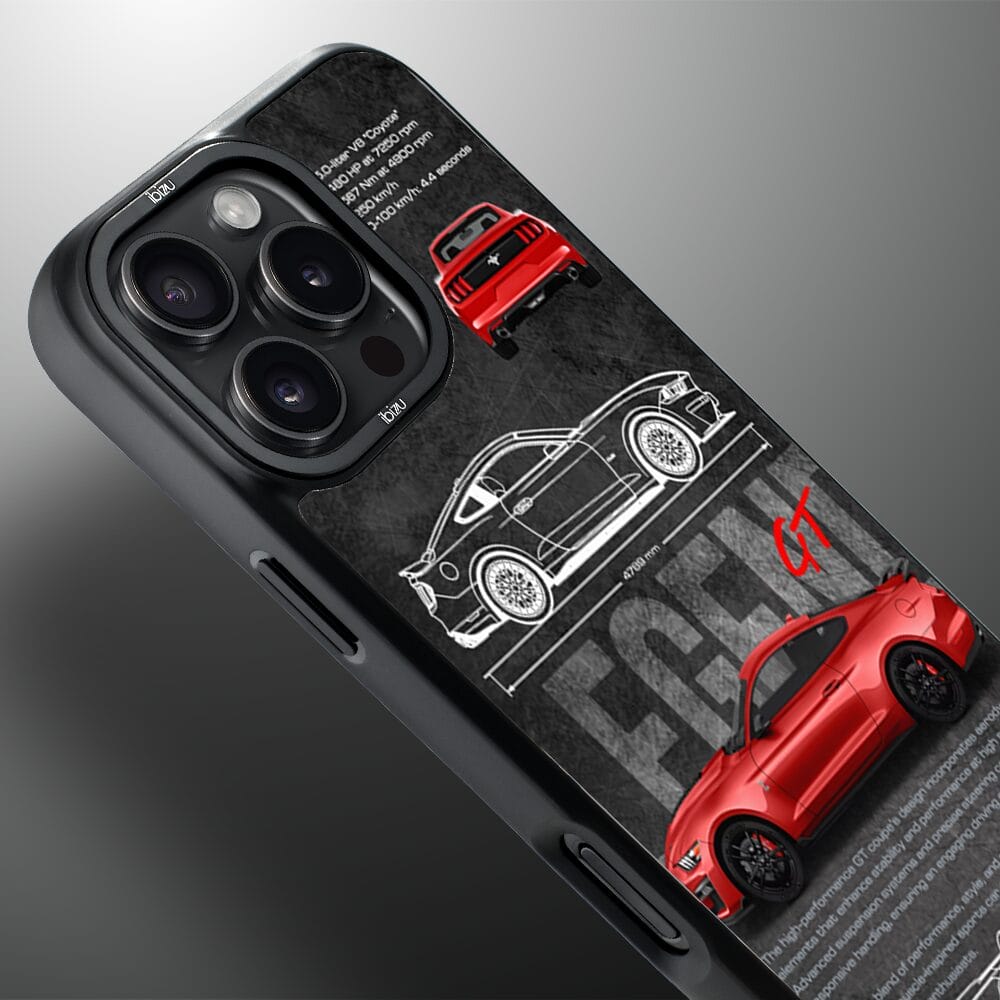 Etui do iPhone 16 Pro Max IBIZU DropGuard Matt z MagSafe, TechDrive, GT V8 “Coyote” - obrazek 4