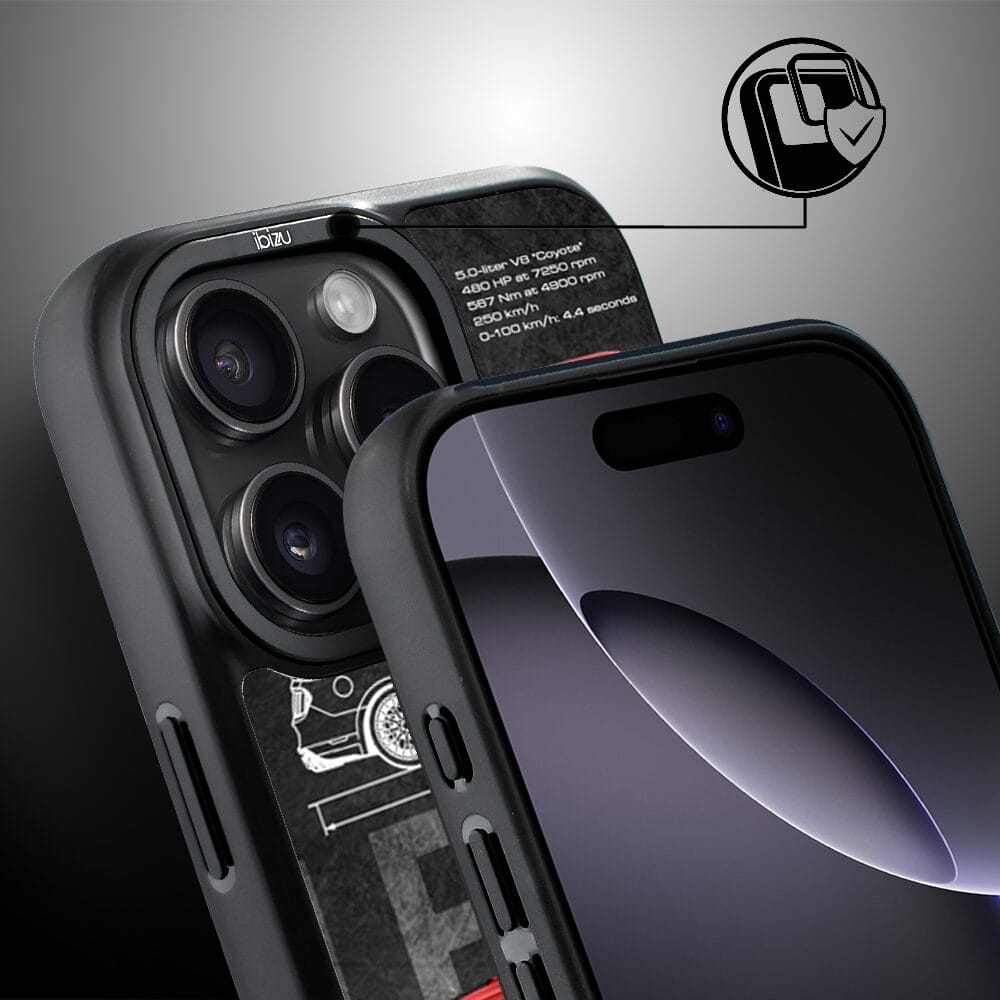 Etui do iPhone 16 Pro Max IBIZU DropGuard Matt z MagSafe, TechDrive, GT V8 “Coyote” - obrazek 5