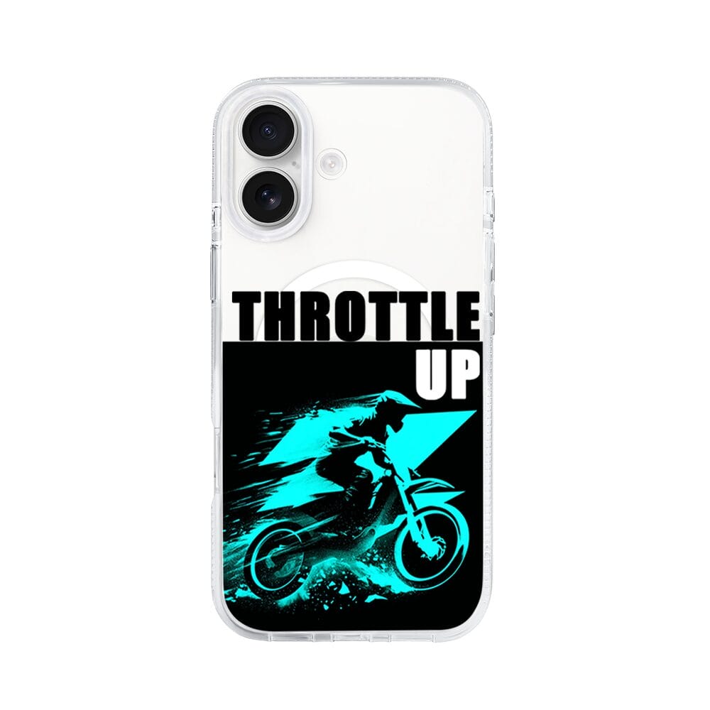 Etui do iPhone 17 z MagSafe przeźroczyste, silikonowe Flexi, Bikers, Cross na maxa