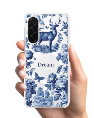Etui do Samsung Galaxy A26 5G z MagSafe przeźroczyste, silikonowe Flexi, Mystic, Dream Deer
