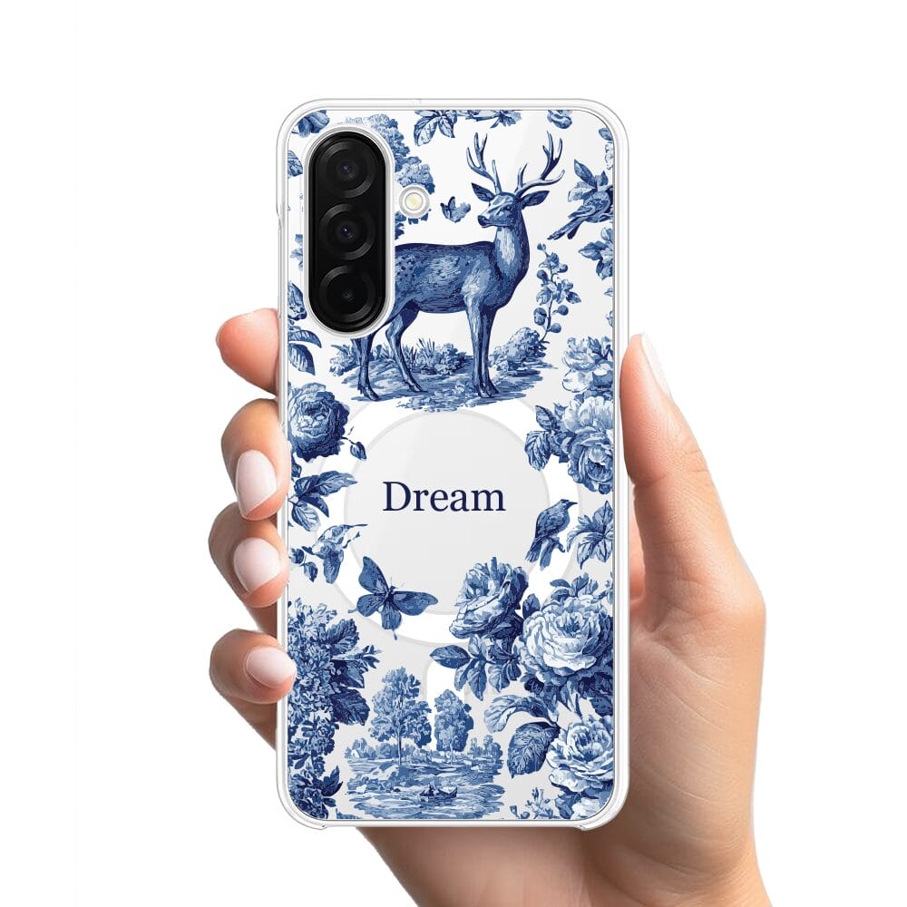 Etui do Samsung Galaxy A26 5G z MagSafe przeźroczyste, silikonowe Flexi, Mystic, Dream Deer - obrazek 2