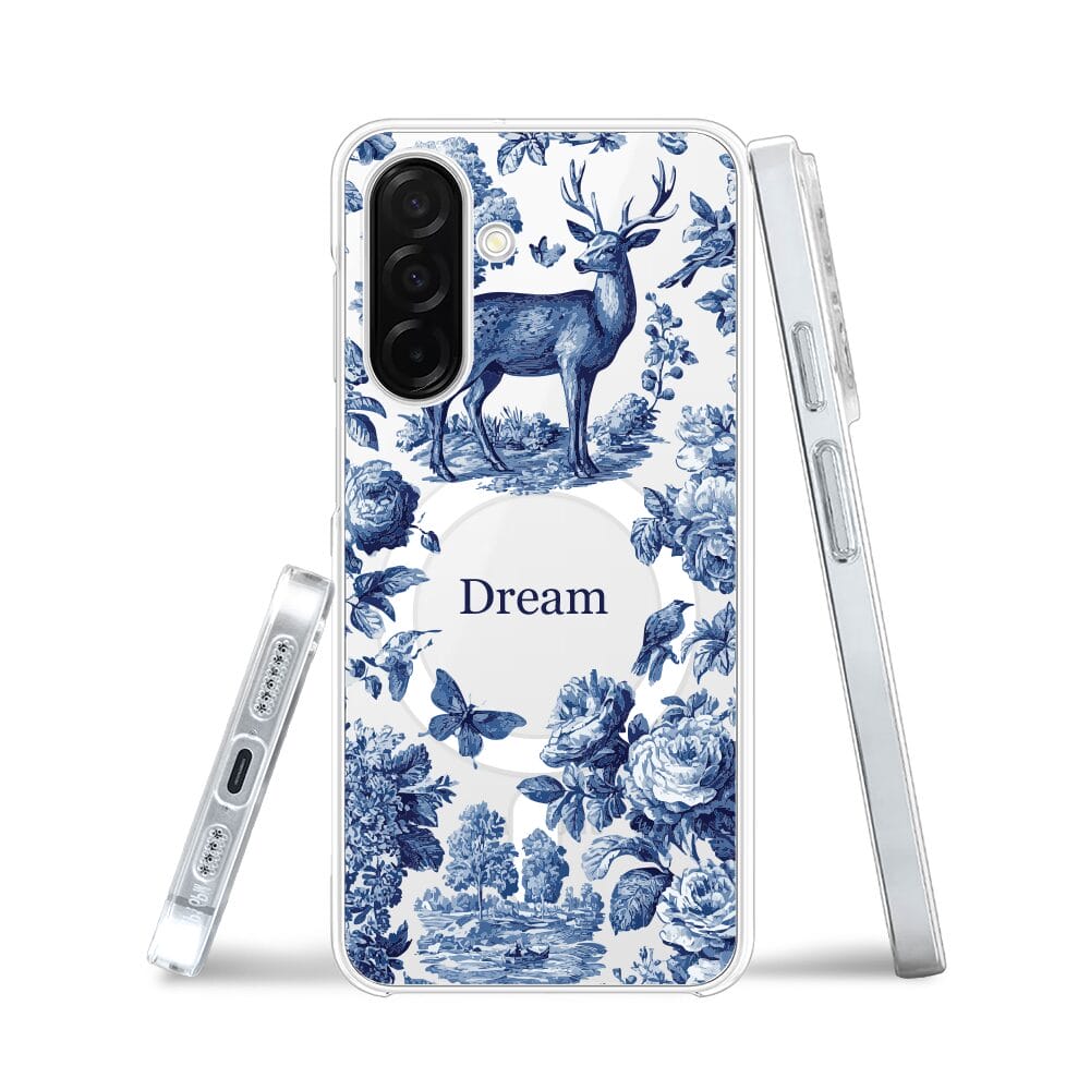 Etui do Samsung Galaxy A26 5G z MagSafe przeźroczyste, silikonowe Flexi, Mystic, Dream Deer - obrazek 3