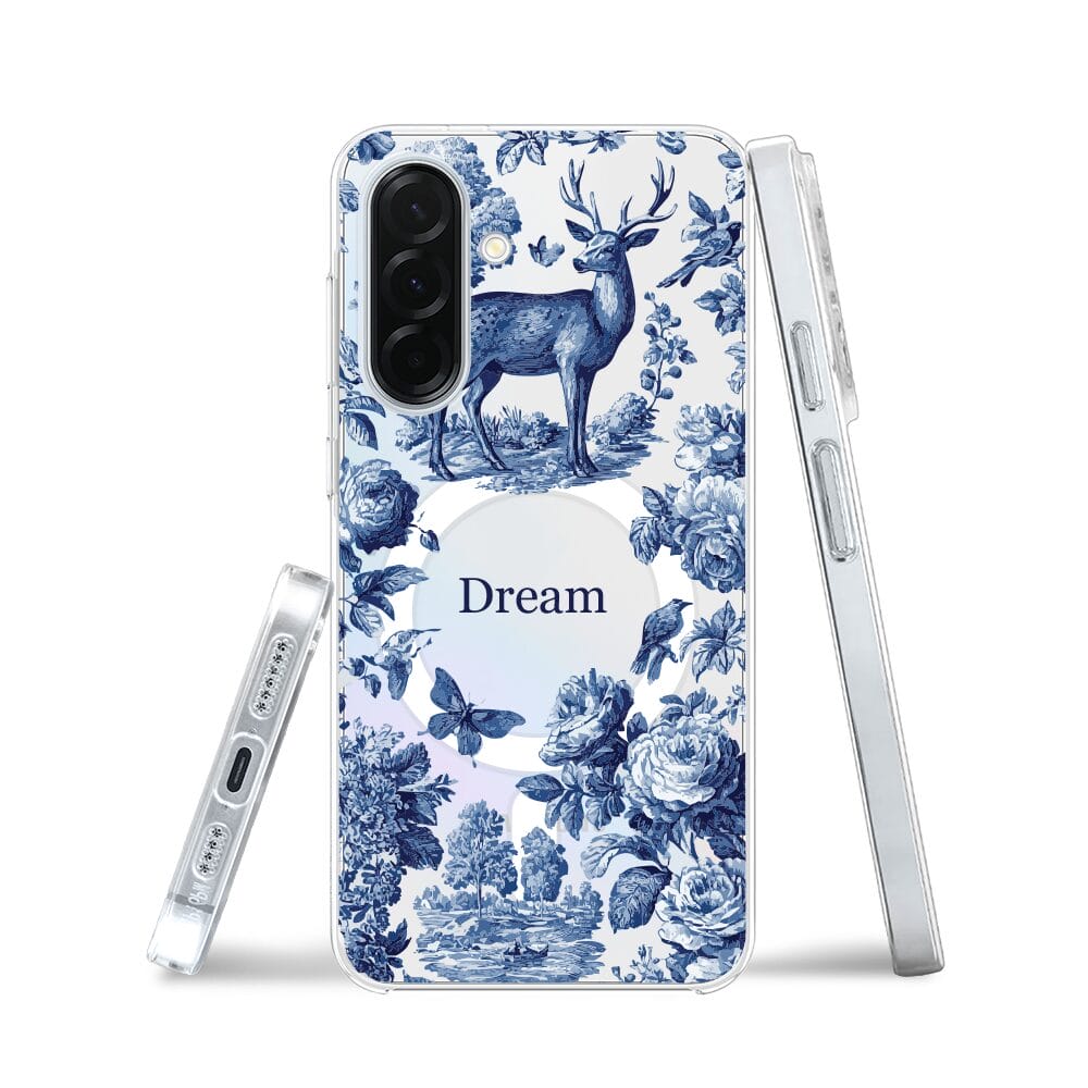 Etui do Samsung Galaxy A36 5G z MagSafe przeźroczyste, silikonowe Flexi, Mystic, Dream Deer - obrazek 3