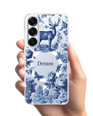Etui do Samsung Galaxy S25 Plus z MagSafe przeźroczyste, silikonowe Flexi, Mystic, Dream Deer