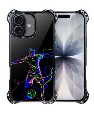 Etui do iPhone 17 IBIZU DropGuard Ultra z MagSafe, #ElectroMove, Moc footballu