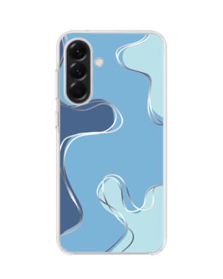 Etui do Samsung Galaxy A56 5G z MagSafe przeźroczyste, silikonowe Flexi, spokój oceanu