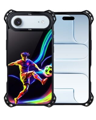Etui do iPhone Air IBIZU DropGuard Ultra z MagSafe, #ElectroMove, W rytmie piłki nożnej